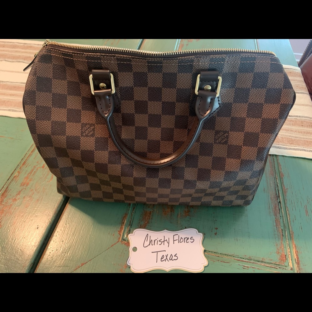 Louis Vuitton Speedy 30 in Damier Ebene